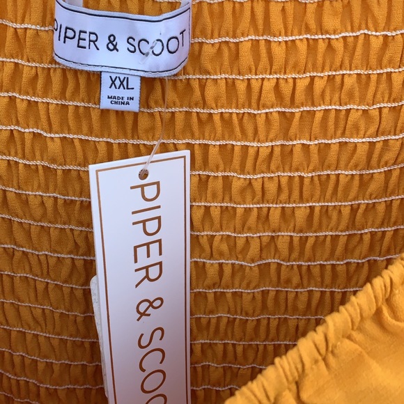 Piper & Scoot Carly Ruffle Smocked Maxi Dress - Picture 5 of 6